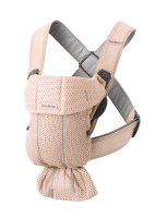 Little Pea BabyBjorn Μάρσιπος Mini 3d Mesh Pearly Pink_down